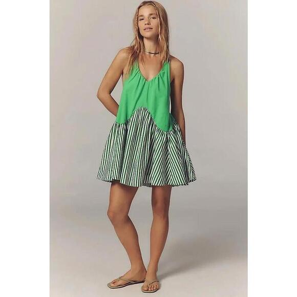 Anthropologie Dresses & Skirts - SOLD Anthropologie Daily Practice Racerback Babydoll Mini Dress Size S